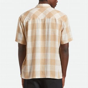 BRIXTON SKJORTA - CRU LINEN BLEND S/S WVN OFHSD 3 thumbnail