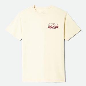 BRIXTON T-SHIRT - BULLDOGGER S/S - CREAM 2 thumbnail