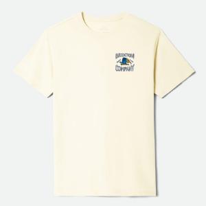 BRIXTON T-SHIRT - OUTTA S/S - CREAM 2 thumbnail