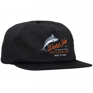 DARK SEAS CAP - CUDDY 5 PANEL BLACK