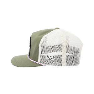 DARK SEAS CAP - ENEFIELD - TRUCKER SNAPBACK GREEN/WHITE 2 thumbnail