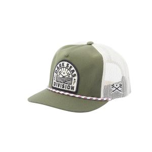 DARK SEAS CAP - ENEFIELD - TRUCKER SNAPBACK GREEN/WHITE