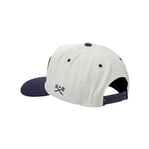 DARK SEAS CAP - FRANKLIN HIGH HATWEAR - OFF-WHITE/NAVY 2 thumbnail