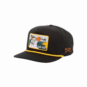 DARK SEAS CAP - HARBOR-HAT - BLACK