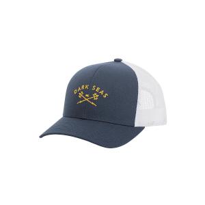 DARK SEAS CAP - MURRE TRUCKER CAP - NAVY/WHITE