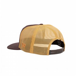 DARK SEAS CAP - NAV TRUCKER-HAT NROWN/GOLD 4 thumbnail