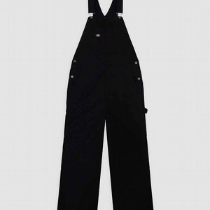 DICKIES BIB - LOOSE CANVAS BIB BLACK 4 thumbnail