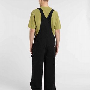 DICKIES BIB - LOOSE CANVAS BIB BLACK 2 thumbnail
