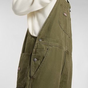 DICKIES BIB - LOOSE CANVAS BIB MILITARY GR 3 thumbnail