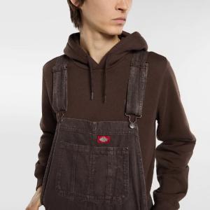 DICKIES BIB - LOOSE DEMIN BIB CLASSIC DARK BROWN