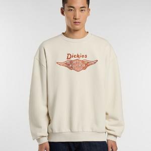 DICKIES CREWNECK - X HARLEY DAVIDSON TOP BONE WHITE