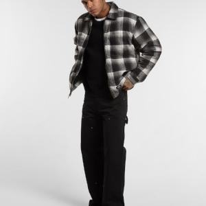 DICKIES FODRAD SKJORTA - FLORENS OVERSIZE SHACKET BLACK 3 thumbnail