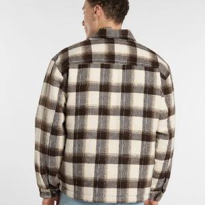 DICKIES FODRAD SKJORTA - FLORENS OVERSIZE SHACKET BRUN 2 thumbnail