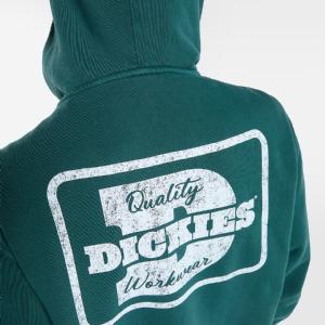 DICKIES HOOD - MINDEN ZIP HOODIE DARK GREEN 3 thumbnail