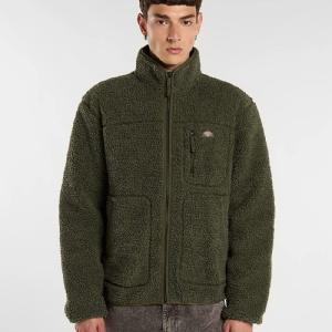 DICKIES JACKA - MOUNT HOPE FLEECE OLIVGREEN