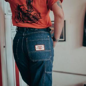 DICKIES JEANS - X HARLEY DAVIDSON RINSED BLUE 5 thumbnail