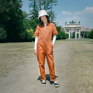 DICKIES OVERALL - FLORALA GINGERBREAD