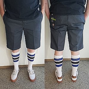 DICKIES SHORTS - 13 - SLIM FIT CHARCOAL 803
