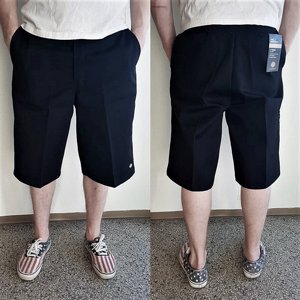 DICKIES SHORTS - LOOSE FIT FLAT FRONT BLACK 3 thumbnail