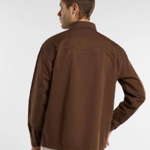 DICKIES SKJORTA - 247 GARMENT DYED WORK SHIRT TIMBER BROWN 2 thumbnail