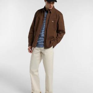 DICKIES SKJORTA - 247 GARMENT DYED WORK SHIRT TIMBER BROWN 3 thumbnail