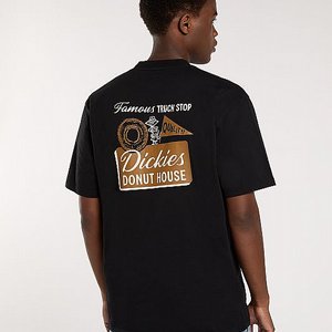 DICKIES T-SHIRT - DONUT HOUSE SS BLACK
