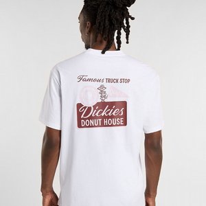 DICKIES T-SHIRT - DONUT HOUSE SS WHITE