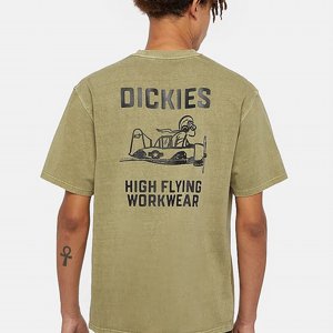 DICKIES T-SHIRT - HIGH FLYING WORKWEAR TEE SS IMPERIAL GREEN