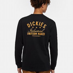 DICKIES T-SHIRT - TREGO TEE LS BLACK