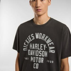 DICKIES T-SHIRT - X HARLEY DAVIDSON BLACK