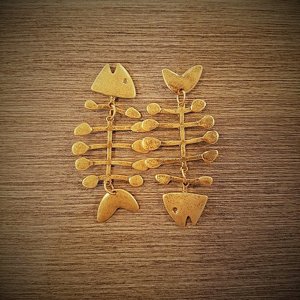 DIXIE BIJOUX RHNGEN - TIKI FISH GOLD
