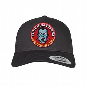 FUCKINBASTARDZ INC TRUCKER CAP - DRACULA
