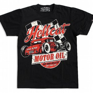 HOTROD HELLCAT T-SHIRT - MOTOR OIL
