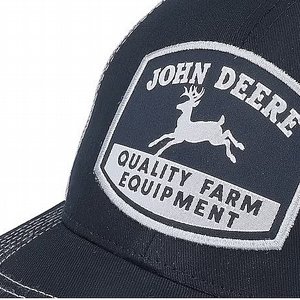 JOHN DEERE - Moline 112 Cap Black/Charcoal Trucker 4 thumbnail