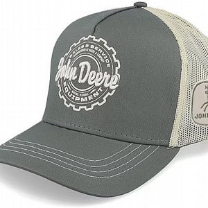 JOHN DEERE - Moline 112 Cap Black/Charcoal Trucker