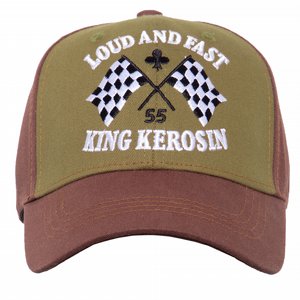 KING KEROSIN - BASEBALL CAP MIT FRONTSTICKEREI LOUD AND FAST 2 thumbnail
