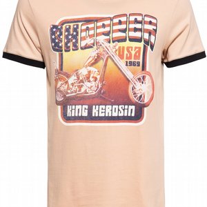 KING KEROSIN - CONTRAST T-SHIRT CHOPPER USA