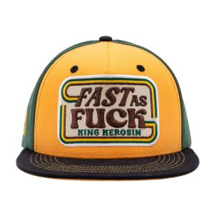 KING KEROSIN - FLAT BRIM CAP "FAST AS FUCK" 2 thumbnail