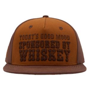 KING KEROSIN - FLATBRIM CAP- �SPONSRAD AV WHISKEY � BROWN 2 thumbnail