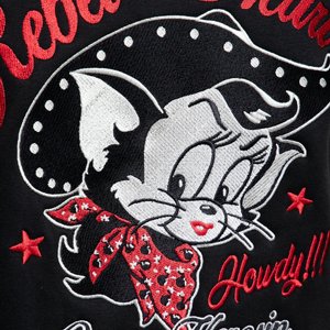 KING KEROSIN - JACKA COLLEGE SWEATJACKET HOWDY BLACK 4 thumbnail