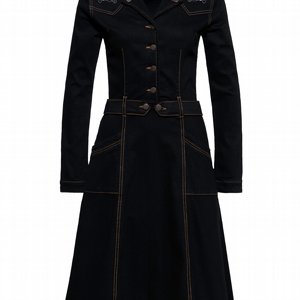 KING KEROSIN - KLNNING WORKWEAR SWING DENIM DRESS