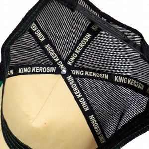 KING KEROSIN - TRUCKER CAP DAYTONA RACEWAYL OFFWHITE & GREEN 3 thumbnail
