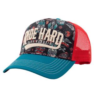 KING KEROSIN - TRUCKER CAP �DRINK HARD� BLACK