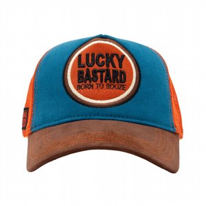KING KEROSIN - TRUCKER CAP LUCKY BASTARD GREEN 2 thumbnail