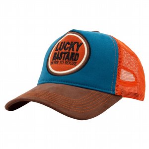 KING KEROSIN - TRUCKER CAP LUCKY BASTARD GREEN