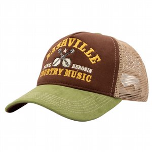 KING KEROSIN - TRUCKER CAP NASHVILLE BRUN