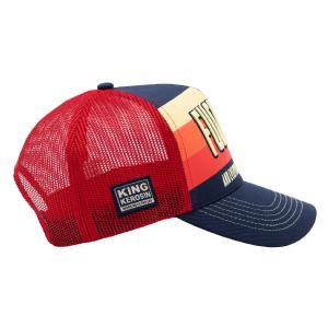 KING KEROSIN - TRUCKER CAP " FUCK YOU" RED&BLUE 3 thumbnail