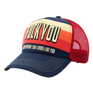 KING KEROSIN - TRUCKER CAP " FUCK YOU" RED&BLUE