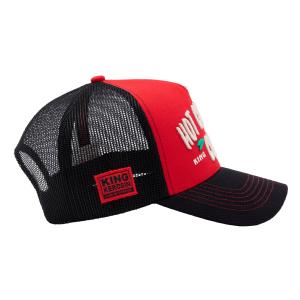 KING KEROSIN - TRUCKER CAP "HOT CHERRIS CLUB" RED&BLACK 3 thumbnail