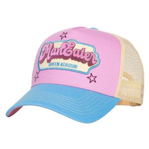 KING KEROSIN - TRUCKER CAP "MAN EATER" PINK
